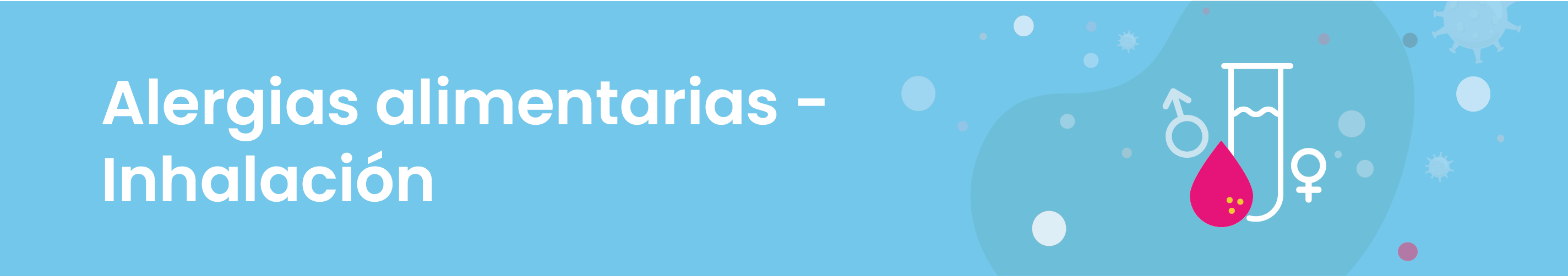 Alergias alimentarias y alergias por inhalacion